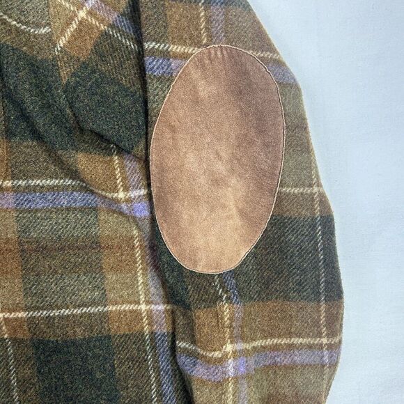 Lauren Ralph Lauren 100% Lambswool Plaid Zip Up Jacket Women’s Petite Medium - Picture 15 of 16